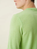 erkek bisiklet yaka kazak, triko, yün, açık yeşil