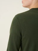 erkek bisiklet yaka kazak, triko, yün, haki