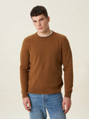 erkek bisiklet yaka kazak, triko, yün, camel