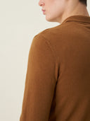 erkek polo yaka kazak, triko, yün, camel