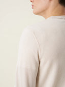 erkek bisiklet yaka kazak, triko, yün, ekru