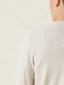 erkek v yaka kazak, triko, yün, ekru