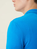 erkek polo yaka kazak, triko, yün, mavi