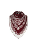 Just In Case 03: Bordo Beyaz Şal