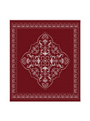 Just In Case 02: Bordo Beyaz Şal