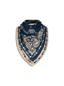 Just In Case 01: Lacivert Krem Şal