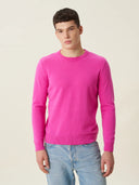 erkek bisiklet yaka kazak, triko, yün, pembe