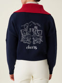 kadın lacivert hırka